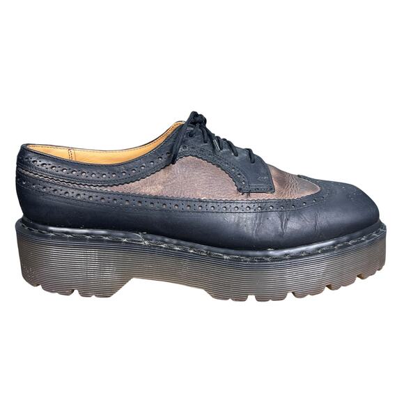 ⁠Vintage Dr Martens Made In England 3934 Two Tone Wingtip Oxfords Size 10⁠ US 11 main image 9